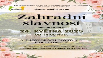 obr. Pozvánka na Zahradní slavnost